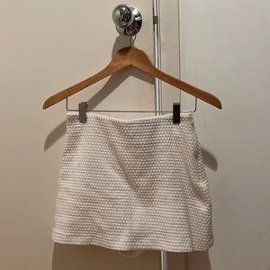 Zara white skort, size small